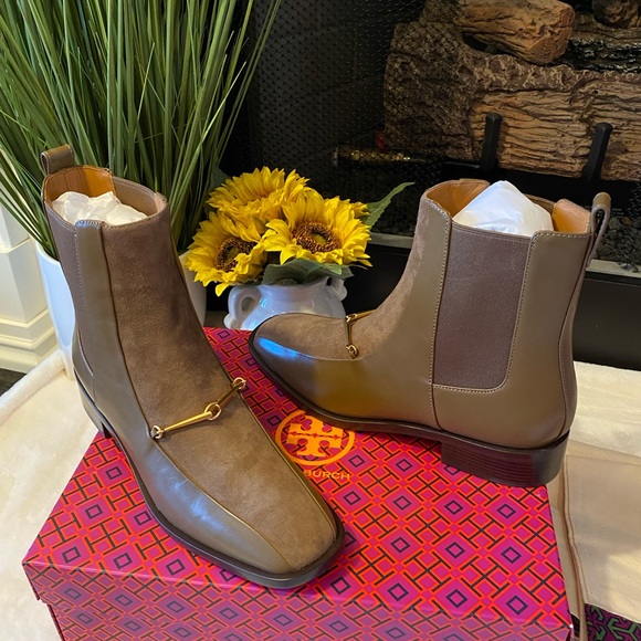 Tory Burch Brown Ankle Boots - Picture 3 of 7